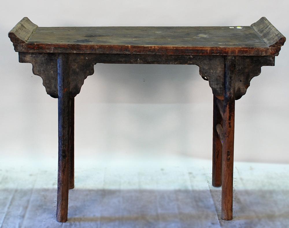 Antique Chinese Small Altar Table with Everted Flanges
