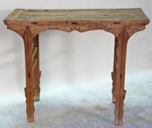 Antique Chinese Side Table or Sword Leg Table
