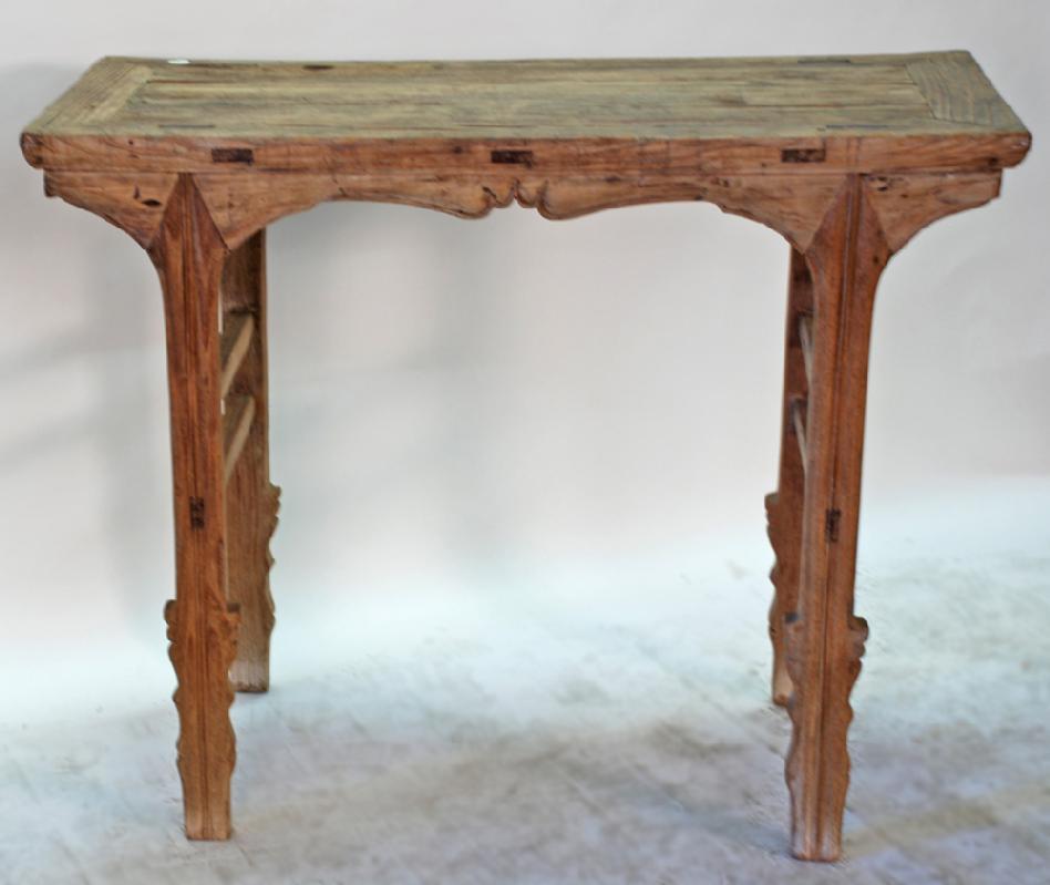 Antique Chinese Side Table or Sword Leg Table