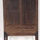 Antique Chinese 4-Door Cabinet with Butterfly Plate