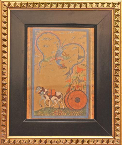 Chinese Celebration Painting on Gold