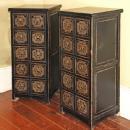 Ten Drawer Black Chinese Apothecary Chest