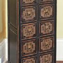 Ten Drawer Black Chinese Apothecary Chest