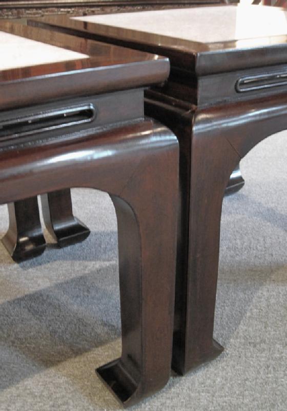 Pair of Ming Style Rosewood Tables