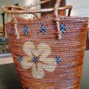 Small Floral Bali Basket