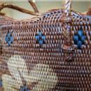 Small Floral Bali Basket