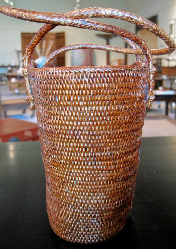 Small Floral Bali Basket