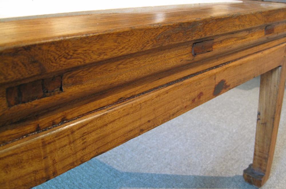 Chinese Antique Table with Stone Top