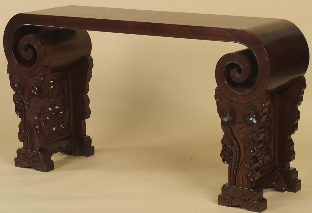 Asian Scroll-Styled Console Table (Sofa Table - Altar Table - Hall Table)