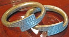 Pair of Hmong-Mien Ceremonial Bangles