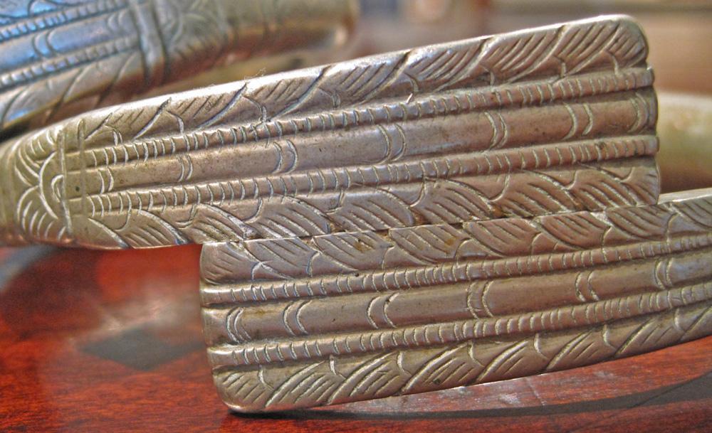 Pair of Hmong-Mien Ceremonial Bangles