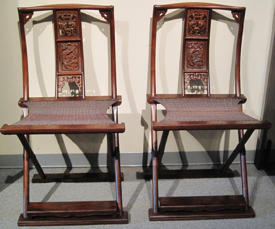 Antique Chinese Folding Chairs