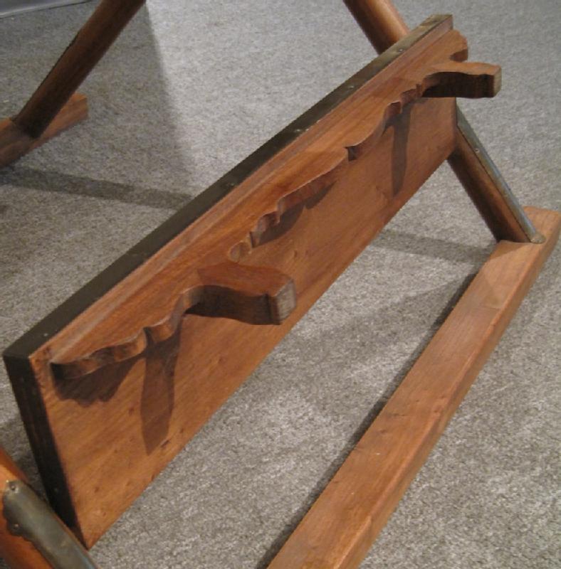 Chinese Horseshoe-Back Folding Arm Chair