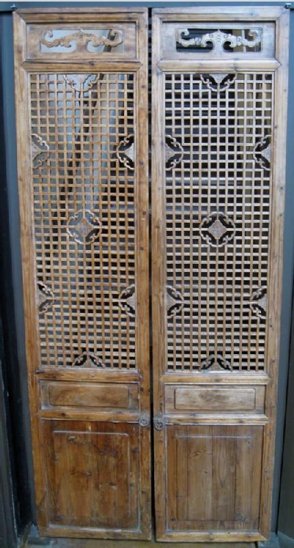 Pair of Antique Chinese Doors