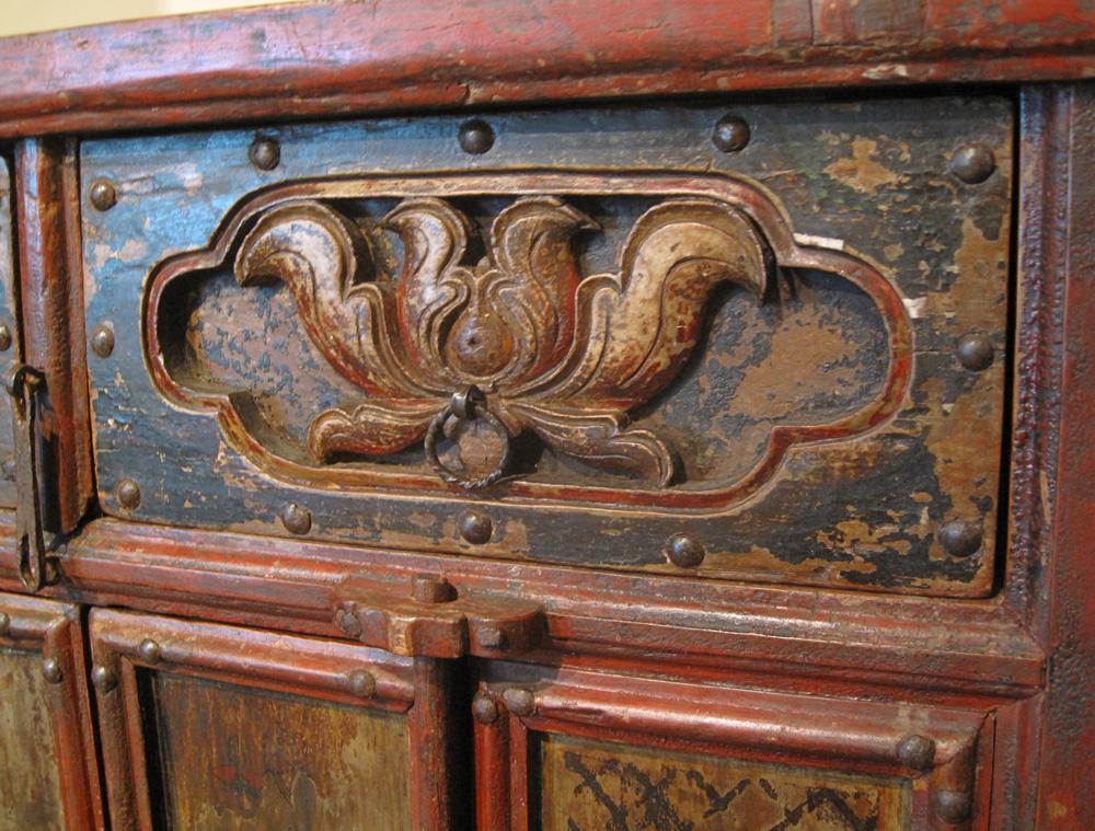 Antique Chinese Locking Cabinet