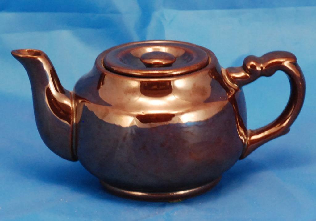 Brown Glazed Teapot from Occupied Japan