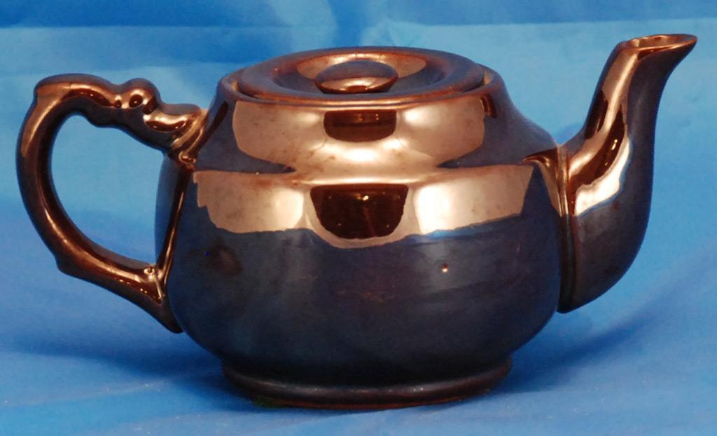 Brown Glazed Teapot from Occupied Japan