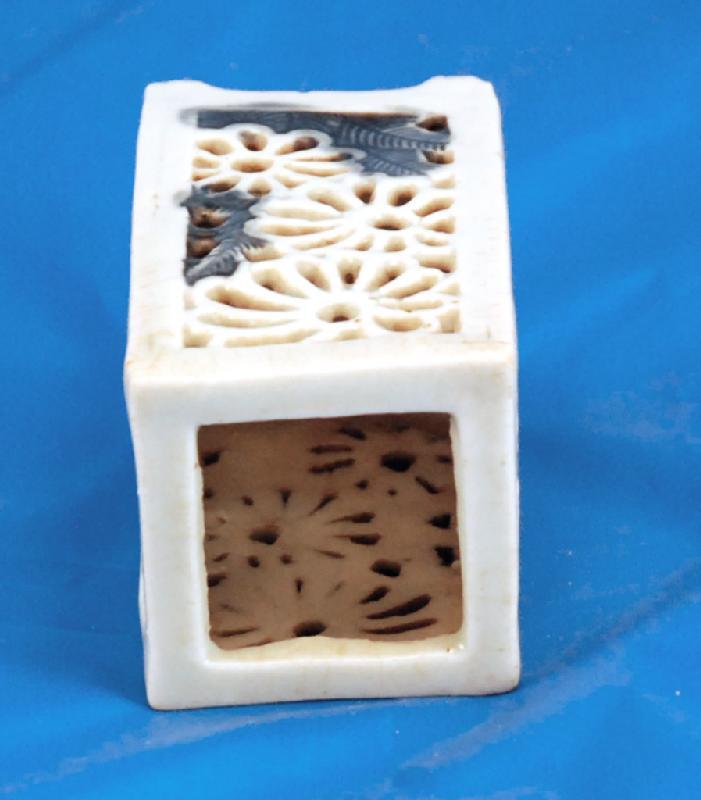 Antique Japanese Fude-Tate Brush Holder