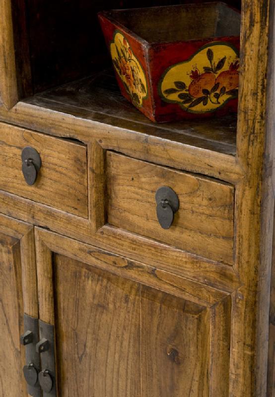 Antique Asian Curio Cabinet