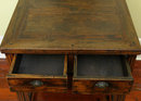 Early Qing Dynasty Antique Chinese Game Table Square Top, 2-Drawers
