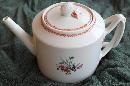 18th Century Chinese Export teapot with Rasberry Finial