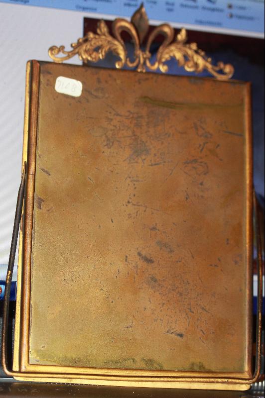 1846 Painting on ivory of woman in stand
