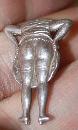 Sterling Silver Gay Paris Bare Bottom Pin Souvenir Brooch
