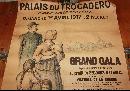 French WWI Benefit Poster Palais Du Trocadero Grande Salle Fetes