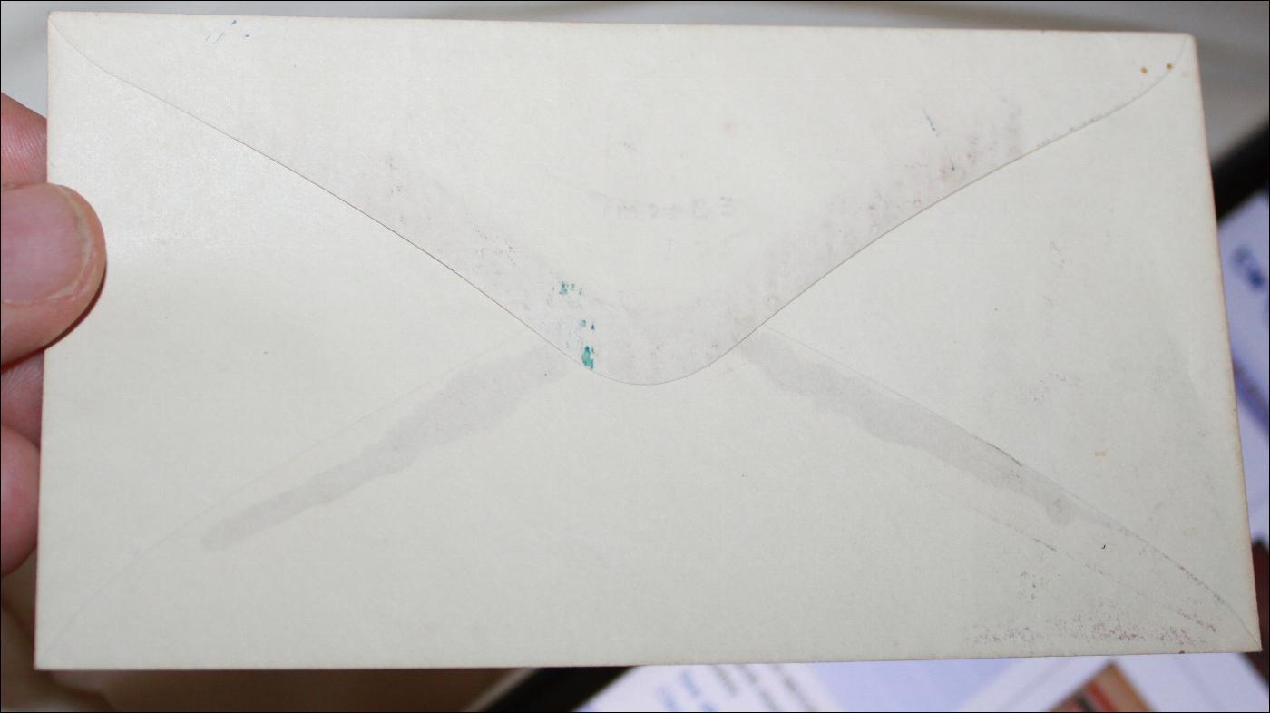 C. Magans Delaware for the Union Hand Colored Envelope with State Seal