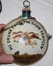 1900 GAR Encampment Canteen Tole with Eagle Chicago from Civil War Vetern