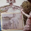 Mourning Circular Cellulose Placque for boy & his dog late 1800's RB Schiefner