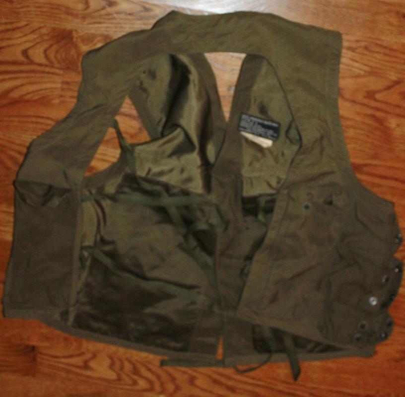 WWII Army Air Force Type C1 3206 Pilots Survival Vest unused, from special forces soldier