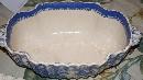 Copeland Willowware Blue White Soup Sauce Tureen 1800s Scalloped