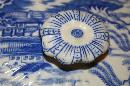 Copeland Willowware Blue White Soup Sauce Tureen 1800s Scalloped