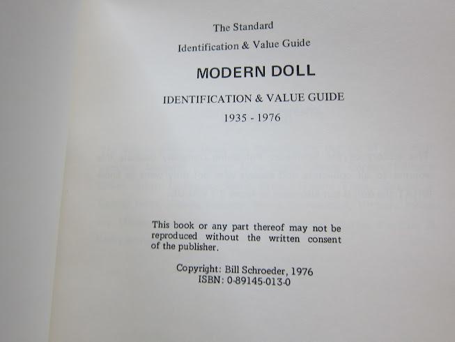 The Standard Modern Doll Identification and Value Guide
