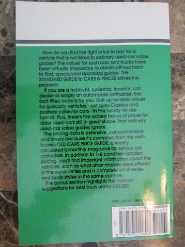 Standard Guide to Cars & Prices (4th edition)