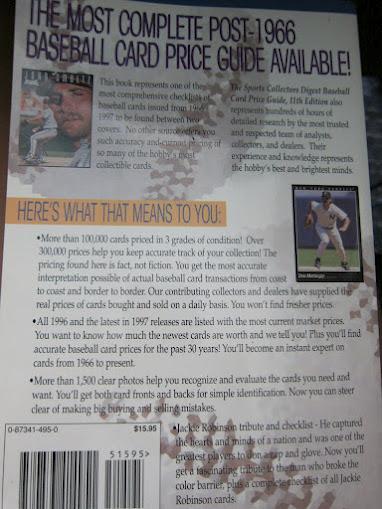 Baseball Card Price Guide 11th Edition