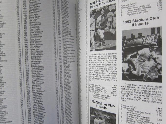 1998 Baseball Card Price Guide 12th Edition