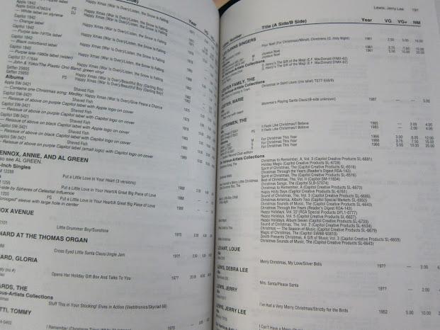 Goldmine Christmas Record Price Guide