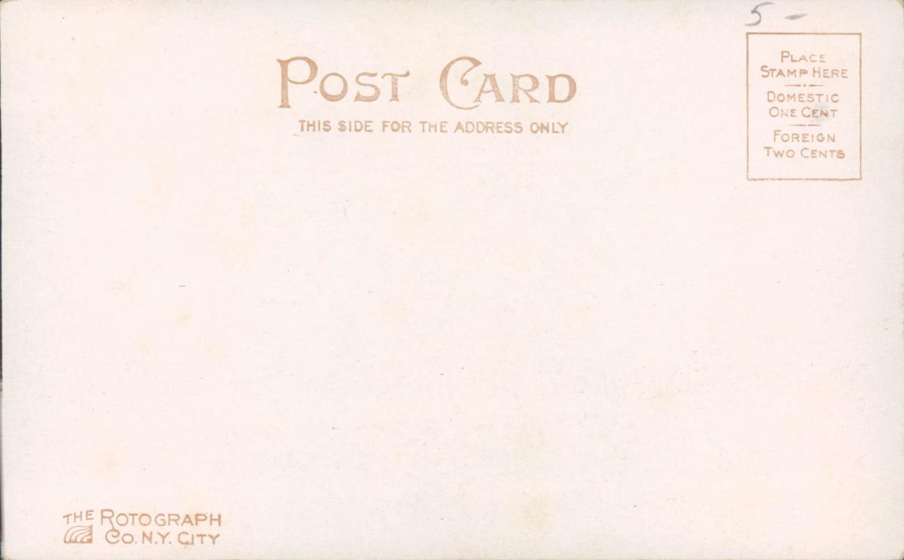 Gassaway antique postcard, 1906 Rotograph Co (2 years) FL 118
