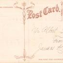 Christmas embossed postcard, H. Wessler, 1910