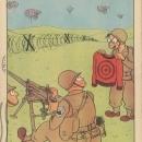 Vintage postcard, Private Breger, military cartoon, 1943