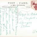 Vintage real photo postcard, Cunard M.V. Britannic, Casablanca, 1959