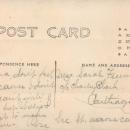 Vintage real personal photo postcard, 1907, baby