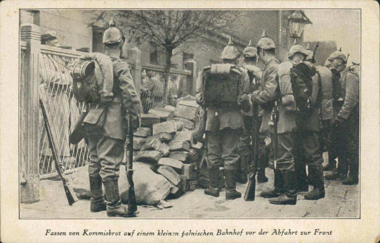 Vintage postcard, German military, WW1, Imberg & Lefson, Berlin