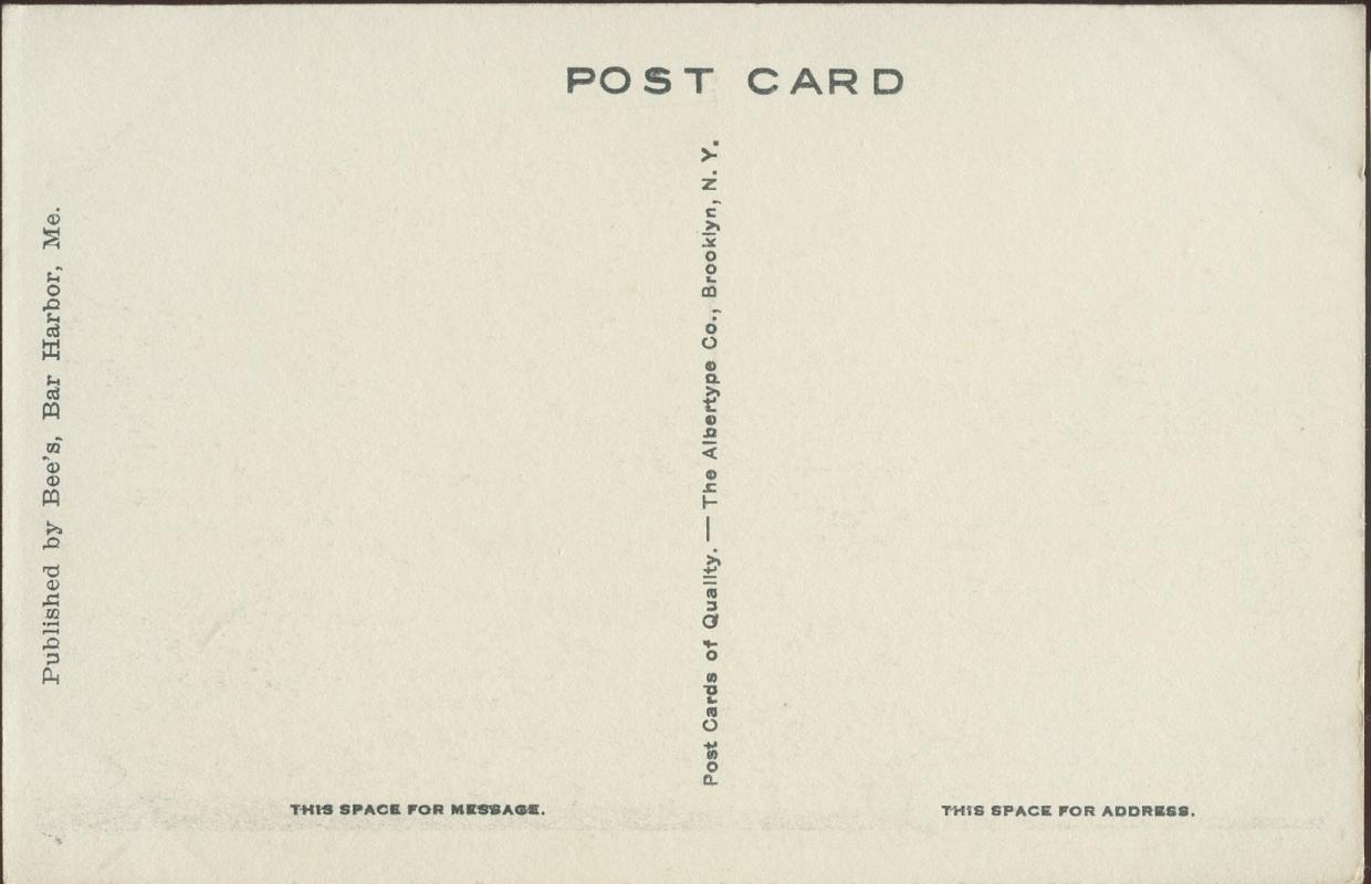 Kebo Mountain & golf Links Bar Harbor Maine Photo Postcard Albertype