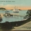 Eastern Yacht Club Bar Harbor Maine Pier Postcard