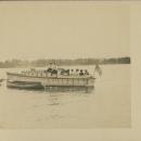 Baily Island ME Motor Yacht Photo Postcard with girls on boat