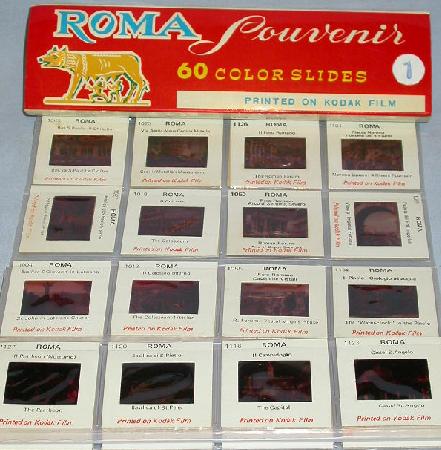 VINTAGE SOUVENIR SLIDES FROM ITALY