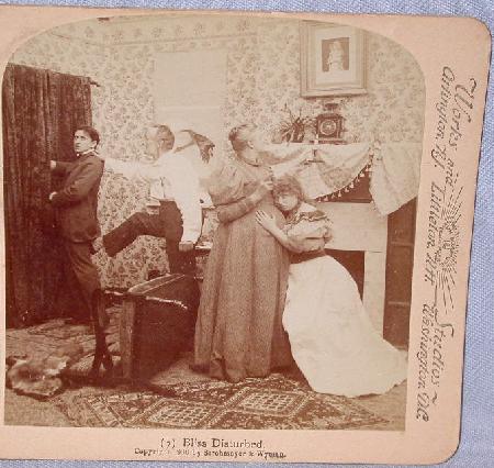TWO GREAT COMICAL STEREOVIEWS -